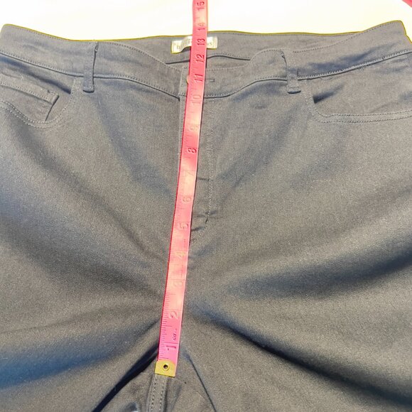 NORTHERN REFLECTIONS High-Rise Black Pants Bold Edgy Trendy Size 14 - Picture 5 of 11